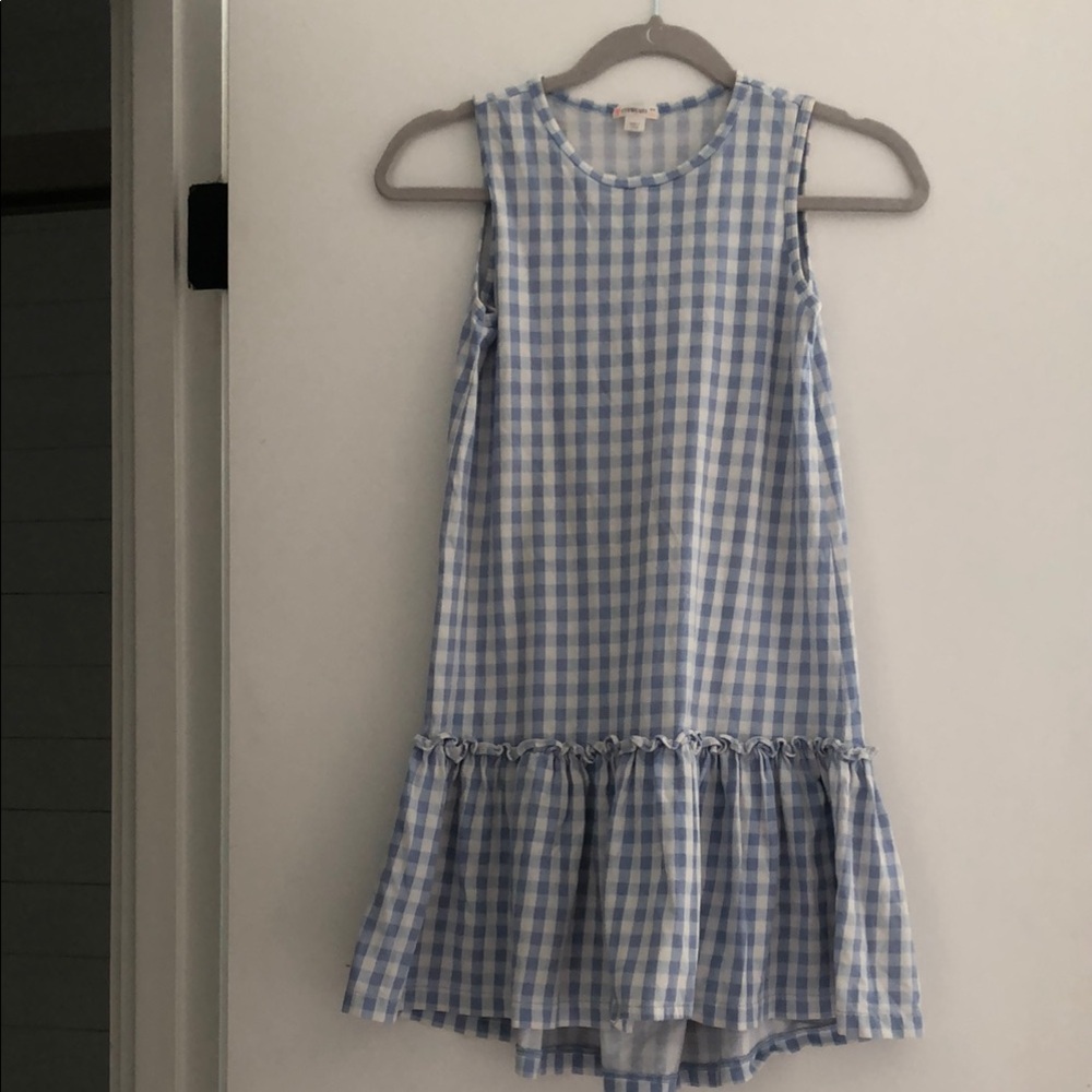 Crewcuts Blue Gingham Girls Dress